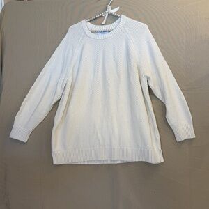 Old Navy Women's Cream Crew Neck Sweater